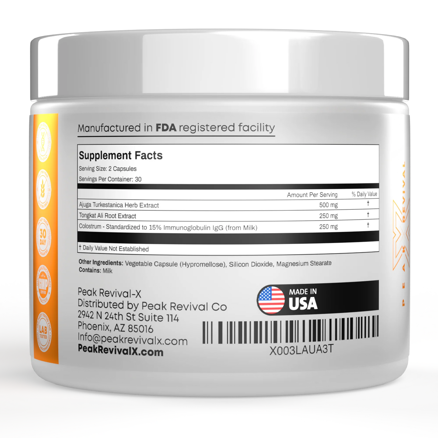 Turkesterone & Tongkat Ali Supplement 1000mg Per Serving